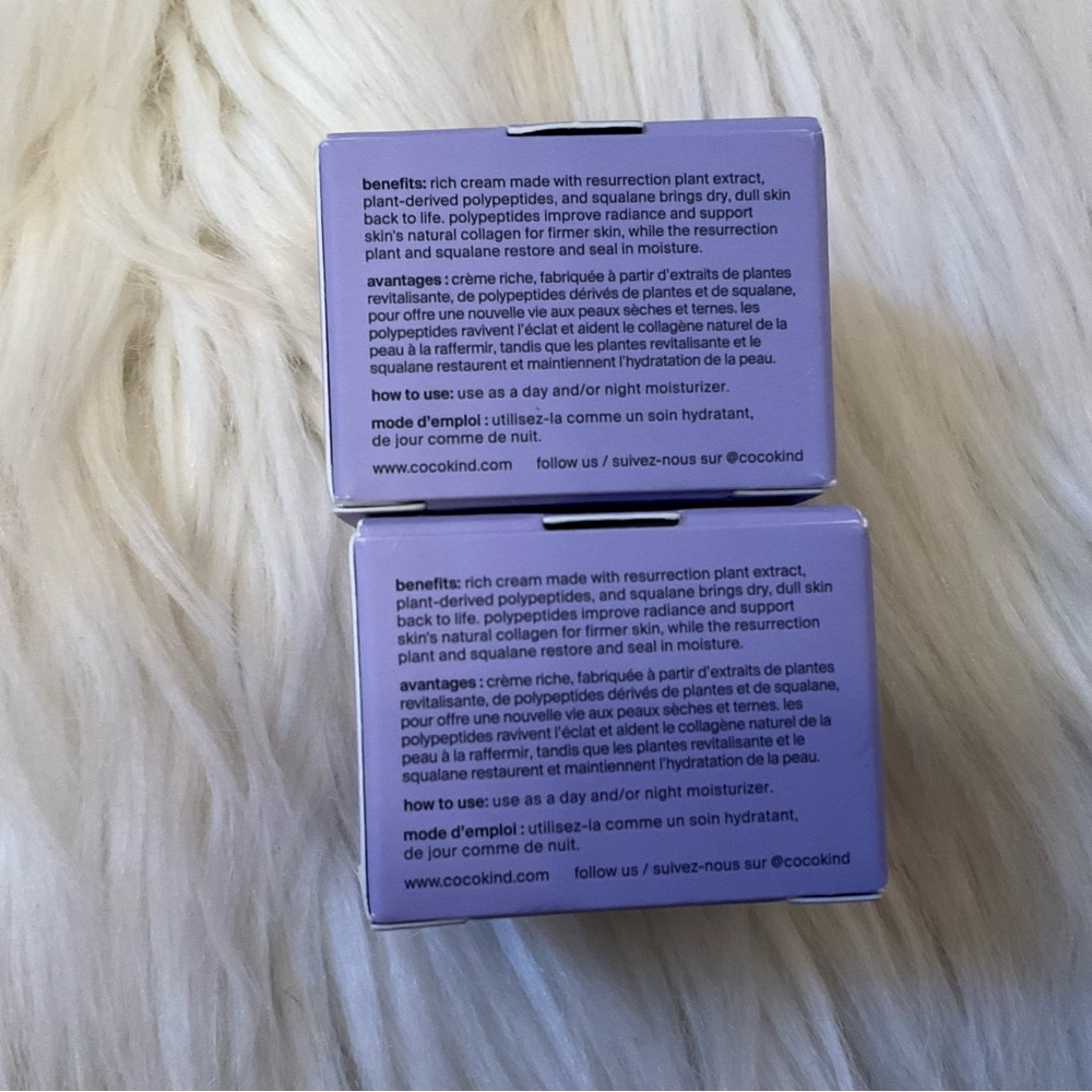Cocokind Resurrection Polypeptide Cream - New x2 Travel Size - Picture 5 of 8